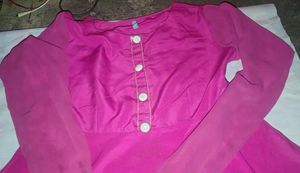 Elegant Pink Ethnic Skirt