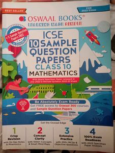 ICSE 10 sample question papers maths