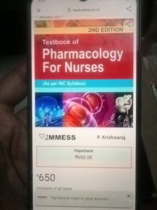 Pharmacology Textbook For Bsc Nursing Students 📗❤