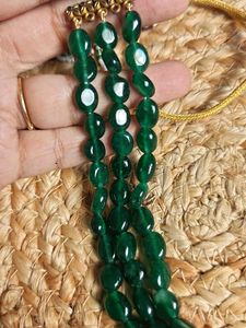 Emerald Green Beaded choker