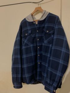 Wrangler Hooded Flannel Jacket