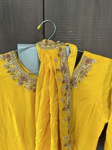 Yellow Partywear Gown