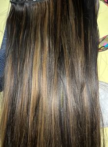 new clip on hair extensions with highlights