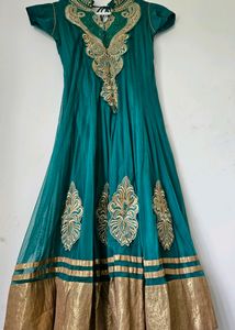 Anarkali Kurta Set Teal