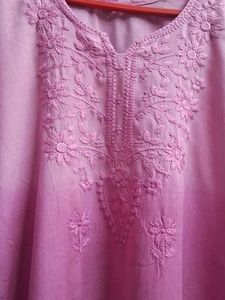 Pink Shade Short Kurti