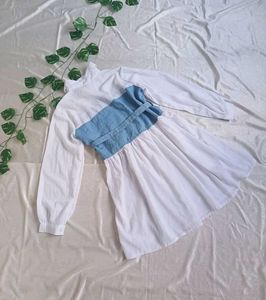 Denim Corset Style Dress