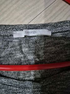 Comfortable Gray 3/4 Sleeve Top