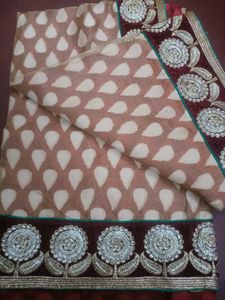 Party Wear Saree With Blouse