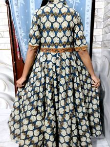 Paisley Print Fit &amp; Flare Dress