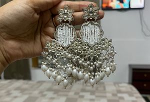 Statement Pearl Drop Earrings