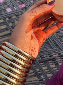 Golden Bangle Set of 8