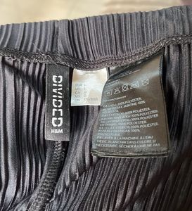 Black Flared Casual Pants