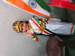 Tiranga Saree for Kids