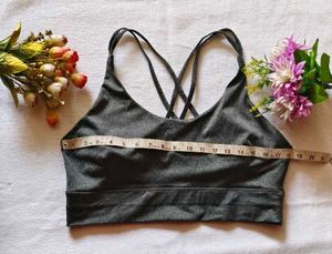 Stylish Gray Workout Top