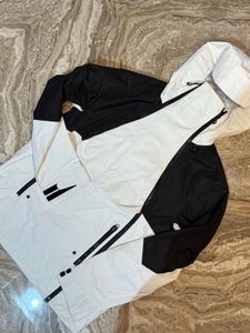 Zara  100% water proof Black &amp; White Jacket
