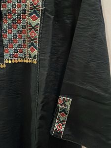 Black Pathani Kurta