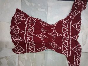 Maroon Top For Causal Clg Wear 🥰🥰