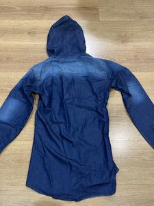 Superdry Hoodie Denim Shirt Size M