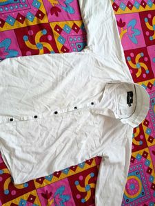 White Casual Shirt,