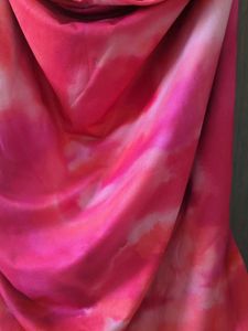 Stylish Red Tie-Dye Halter Top