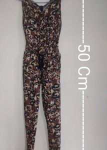 Leopard Print Jumpsuit