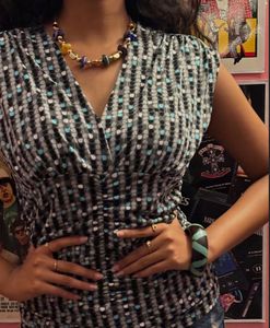 Y2K Polka Dots Top