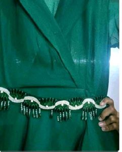 Elegant Green coord peplum Set