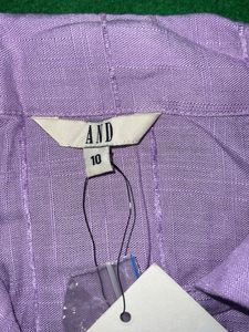 Lavender Shirt Dress
