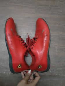 Red Puma Ferrari Sneakers