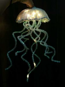 Big Jellyfish Handmade Fairycore Lamp
