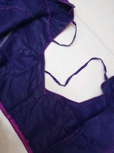 Good Condition Handloom Saree With Ready Wear Blou