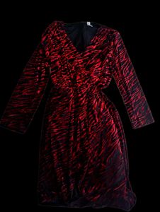 Red Animal Print Dress (unused)