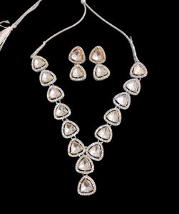 Elegant Polki Kundan Necklace Set