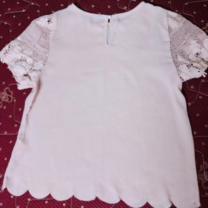 Pink Top With Beautiful Sleeves