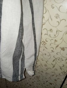 H&amp;M Regular Fit Linen Blend Shirt