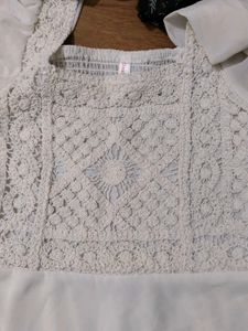 Vintage Crochet Lace Dress