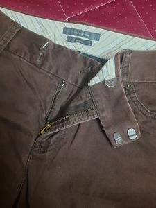 Brown Flared Pants