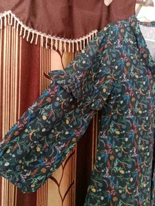 Floral Print Long Sleeve Blouse