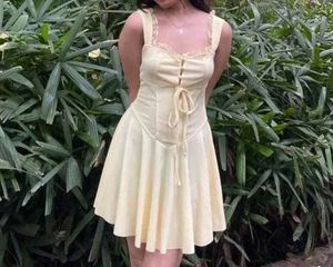 Lace Trim Mini Slip Dress