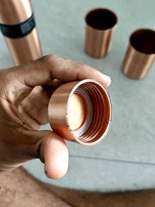 copper bottle &amp; Two Glass
