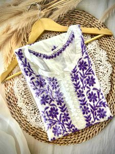 Elegant Embroidered Kurta