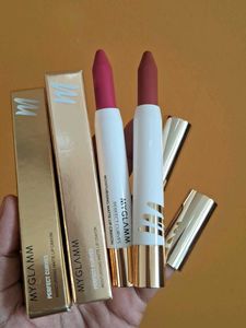 Myglamm Perfect Curves Crayon Lipstick Pack Of 2