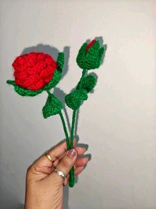 Vintage Seashell Wall Vase with Crochet Flower 🌹