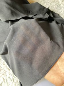 Y2K Black Ruffle Top