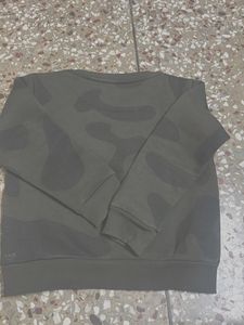 Cute Camo Print Sweatshirt