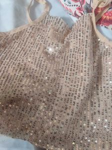 Floral Handbag &amp; Sequin Pouch