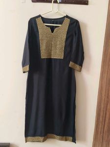 Elegant Black Kurta