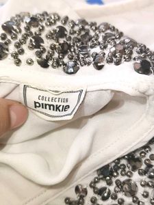 White Sleeveless Top