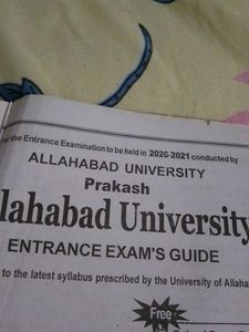 Allahabad University Entrance Exam Guide