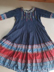 Kurti Long Tops - Umbrella Shape